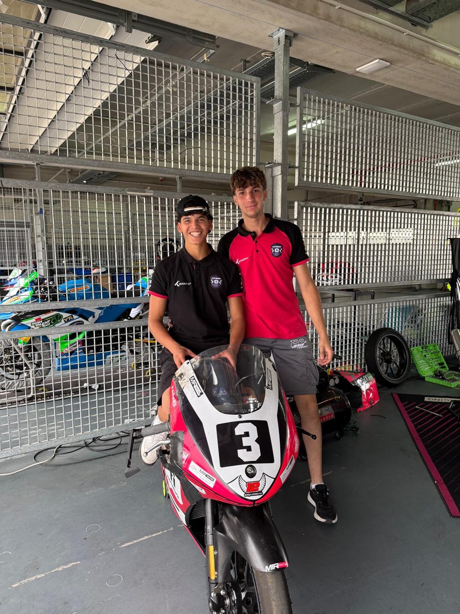 With the bike, Behind the scenes