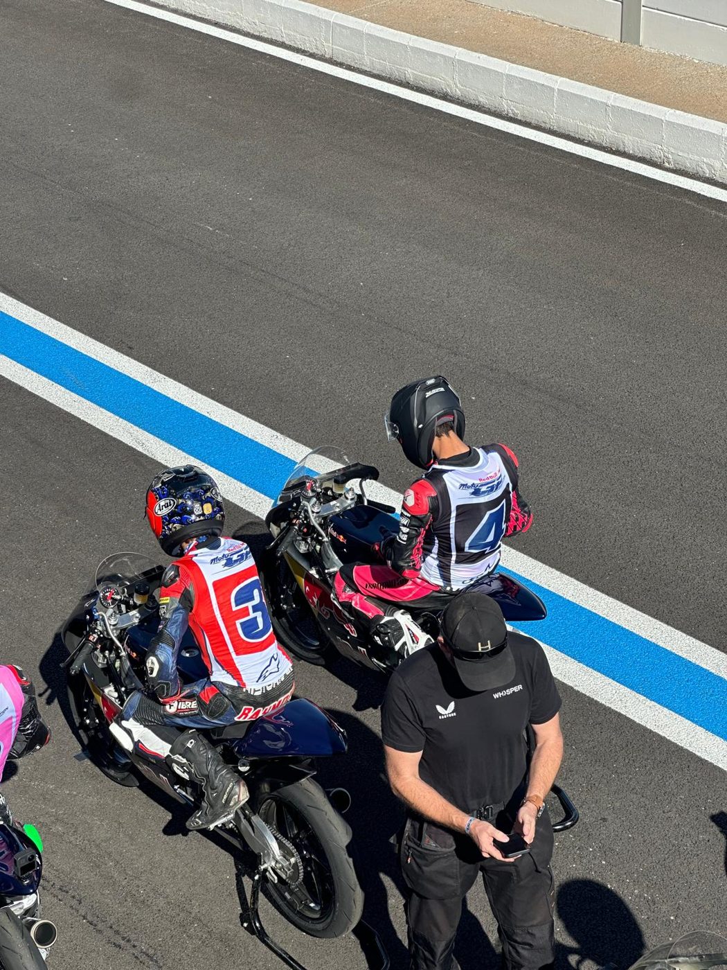 Waiting in pit lane, Selection Event, 2024