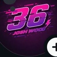 Josh's profile picture, the number 36 in pink and purple.