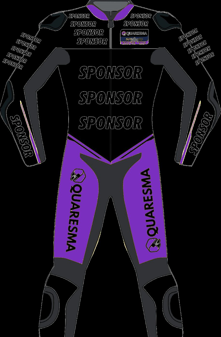 Sponsor placement — race suit
